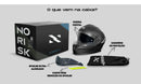 NORISK CAPACETE STRADA II MONOCOLOR MATTE BLACK 58/M