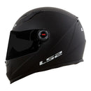 LS2 CAPACETE FF358 MONOCOLOR MATTE BLACK 58/M