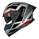 NORISK CAPACETE STRADA II EVOQUE BLK/WHT/RED 58/M