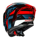 NORISK CAPACETE FLOW PULSE BLUE/RED 58/M