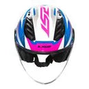 LS2 CAPACETE AIRFLOW II OF616 S DRAZE WHT BLU/PINK 56/P