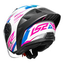 LS2 CAPACETE AIRFLOW II OF616 S DRAZE WHT BLU/PINK 56/P