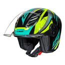 LS2 CAPACETE AIRFLOW II OF616 S DRAZE BLK/YELLOW 58/M