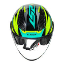 LS2 CAPACETE AIRFLOW II OF616 S DRAZE BLK/YELLOW 58/M