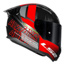 LS2 CAPACETE FF810 VIGO SHIFT JEANS TITANIUM/RED 58/M