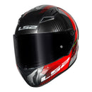 LS2 CAPACETE FF810 VIGO SHIFT JEANS TITANIUM/RED 58/M