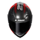 LS2 CAPACETE FF810 VIGO SHIFT JEANS TITANIUM/RED 58/M