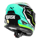 NORISK CAPACETE FF302 SOUL II FACTOR BLACK/YELLOW 60/G