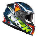 NORISK CAPACETE FF302 SOUL II CONTROL BLUE/ORANGE 58/M