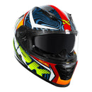 NORISK CAPACETE FF302 SOUL II CONTROL BLUE/ORANGE 58/M