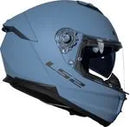 LS2 CAPACETE STREAM II FF808 MONOCOLOR MISTY BLUE 58/M