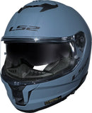 LS2 CAPACETE STREAM II FF808 MONOCOLOR MISTY BLUE 58/M