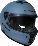 LS2 CAPACETE STREAM II FF808 MONOCOLOR MISTY BLUE 58/M