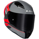 LS2 CAPACETE FF810 VIGO VISION GREY/RED 58/G