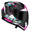 CAPACETE RACE TECH SECTOR VOLTKON BRANCO E ROSA 58/M