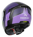 NORISK CAPACETE VORTEX TRAVELER MATTE BLK/PURPLE 56/P