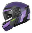 NORISK CAPACETE VORTEX TRAVELER MATTE BLK/PURPLE 56/P