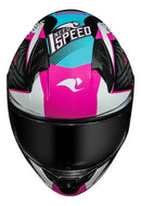 CAPACETE RACE TECH SECTOR VOLTKON BRANCO E ROSA 58/M