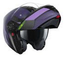 NORISK CAPACETE VORTEX TRAVELER MATTE BLK/PURPLE 56/P