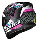 CAPACETE RACE TECH SECTOR VOLTKON BRANCO E ROSA 58/M