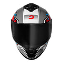RACE TECH CAPACETE HIT ANDROID GREY/RED 58/M