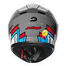 RACE TECH CAPACETE HIT ANDROID GREY/RED 58/M