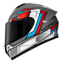 RACE TECH CAPACETE HIT ANDROID GREY/RED 58/M