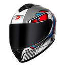 RACE TECH CAPACETE HIT ANDROID GREY/RED 58/M