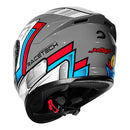 RACE TECH CAPACETE HIT ANDROID GREY/RED 58/M