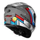 RACE TECH CAPACETE HIT ANDROID GREY/RED 58/M