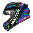 RACE TECH CAPACETE HIT SPARK MATTE BLU/PURPLE 56/P