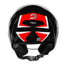 RACE TECH CAPACETE PLAY FUZZY BLACK/RED 58/M