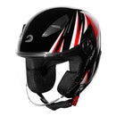 RACE TECH CAPACETE PLAY FUZZY BLACK/RED 58/M