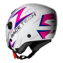 RACE TECH CAPACETE PLAY FUZZY WHT/PINK 56/P