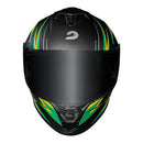 RACE TECH CAPACETE HIT FUZZY BLK/YELLOW 58/M