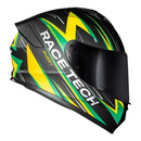 RACE TECH CAPACETE HIT FUZZY BLK/YELLOW 58/M