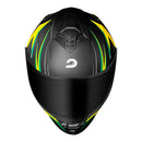 RACE TECH CAPACETE HIT FUZZY BLK/YELLOW 58/M