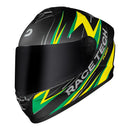 RACE TECH CAPACETE HIT FUZZY BLK/YELLOW 58/M