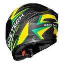 RACE TECH CAPACETE HIT FUZZY BLK/YELLOW 58/M