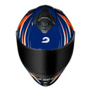 RACE TECH CAPACETE HIT FUZZY BLUE/ORANGE 58/M