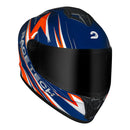 RACE TECH CAPACETE HIT FUZZY BLUE/ORANGE 58/M