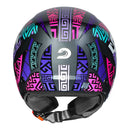 RACE TECH CAPACETE PLAY ART TITANIUM/PURPLE 56/P