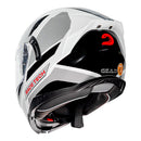 RACE TECH CAPACETE SIGNAL GEAR BLACK/WHITE 62/GG