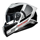RACE TECH CAPACETE SIGNAL GEAR BLACK/WHITE 62/GG