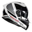 RACE TECH CAPACETE SIGNAL GEAR BLACK/WHITE 62/GG