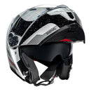 RACE TECH CAPACETE SIGNAL GEAR BLACK/WHITE 62/GG